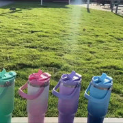 40oz Stainless Steel Vacuum Insulated Bottle – Leakproof, Double-Wall Insulation, Portable Handle, Gradient Color