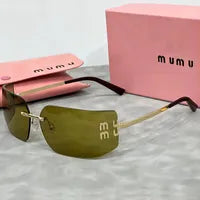 Designer Sunglasses for Women Man Glasses Unisex Popular Goggle Letter Beach Sun Glasses UV400 with Box Very Nice Gift - Luxe Ladies Moda