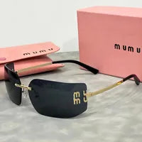 Designer Sunglasses for Women Man Glasses Unisex Popular Goggle Letter Beach Sun Glasses UV400 with Box Very Nice Gift - Luxe Ladies Moda