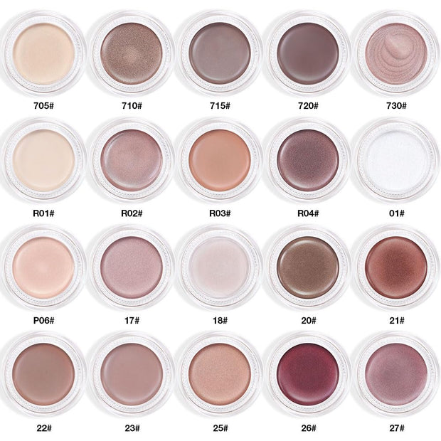 Cream Glitter Light Champagne Shimmer Metallic Eyeshadow Palette Makeup, Mini Instant Holographic Eyeshadow for Women, Sombras Crema Para Ojos, Talc, Paraben & Cruelty Free, 730