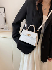 Mini Fashion Solid Color Flip Pu Handbag Square Bag , Burgundy Bag, Bag, & New Year Ideal Gift Gift BagMerry - Luxe Ladies Moda