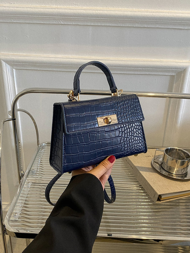 Mini Fashion Solid Color Flip Pu Handbag Square Bag , Burgundy Bag, Bag, & New Year Ideal Gift Gift BagMerry - Luxe Ladies Moda