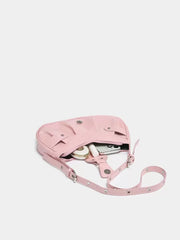 Vintage Music Festival Rivet Decor Crossbody Bag – Pleated Flap Shoulder Bag for Women - Luxe Ladies Moda