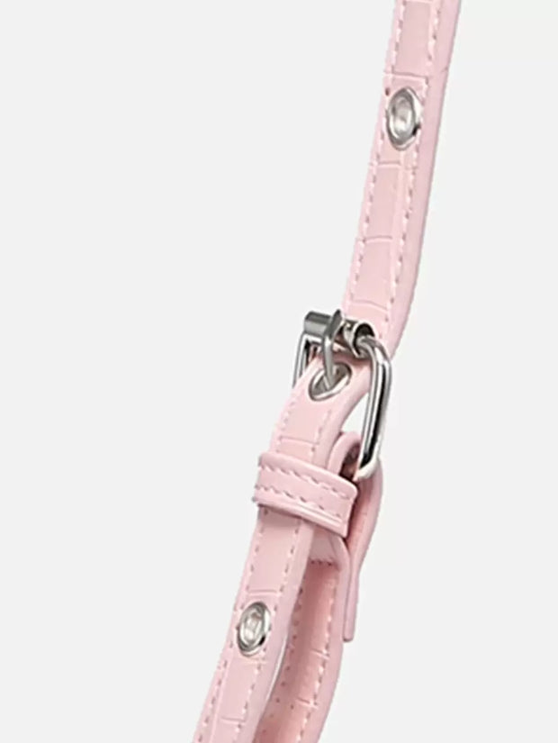 Vintage Music Festival Rivet Decor Crossbody Bag – Pleated Flap Shoulder Bag for Women - Luxe Ladies Moda