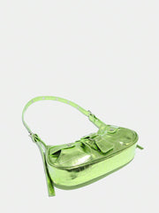 Vintage Music Festival Rivet Decor Crossbody Bag – Pleated Flap Shoulder Bag for Women - Luxe Ladies Moda