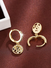 1pc Cubic Zirconia Butterfly Drop Earrings Copper Jewelry - Luxe Ladies Moda