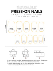 Transform Your Nails With 24pcs Short Square Rhinestone Decor Full Cover Fake Nail Set Press On Nails Nail Supplies - Luxe Ladies Moda