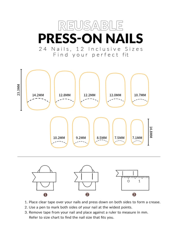Transform Your Nails With 24pcs Short Square Rhinestone Decor Full Cover Fake Nail Set Press On Nails Nail Supplies - Luxe Ladies Moda