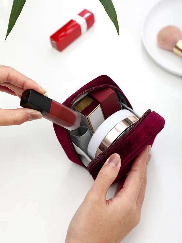 Mini Travel Makeup Bag: Multifunctional Cosmetic Organizer for Home, Travel, and School Use - Luxe Ladies Moda