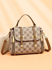 Old Money Chic: Fashion Pattern Handbag for Middle-Aged Women - Luxe Ladies Moda
