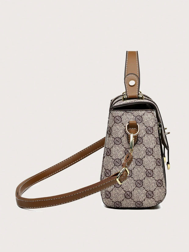 Old Money Chic: Fashion Pattern Handbag for Middle-Aged Women - Luxe Ladies Moda