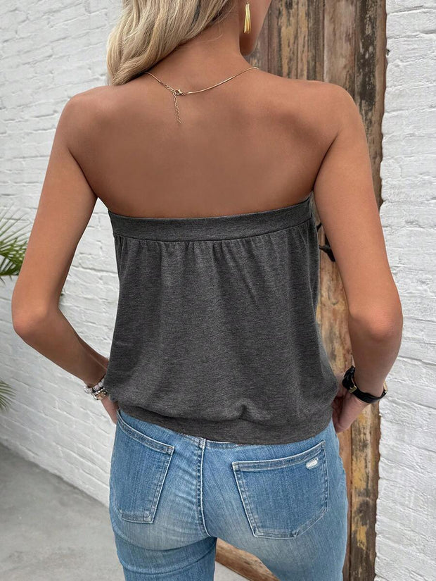 Women’s Strapless Top – Stretchy Tube Top for Casual or Layered Outfits - Luxe Ladies Moda
