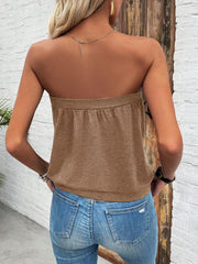 Women’s Strapless Top – Stretchy Tube Top for Casual or Layered Outfits - Luxe Ladies Moda