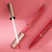 Lipstick and Lip Liner Set - Long-Lasting Color for Full, Defined Lips - Smooth Application - Essential Beauty Kit for Everyday & Special Occasions! - Luxe Ladies Moda