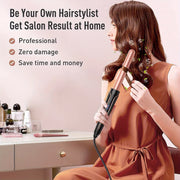 5-in-1 Waver Curling Iron Wand Set – Fast Heating 3 Barrel Hair Crimper for All Hair Types - Luxe Ladies Moda
