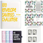 [Upgraded Version] 100 Envelope Savings Challenge Binder – Budget Planner & Money Organizer for Easy Budgeting - Luxe Ladies Moda
