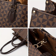 Elegant Designer Handbag for Women: Large Tote Purse with Top Handle and Shoulder Strap - Luxe Ladies Moda