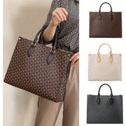Elegant Designer Handbag for Women: Large Tote Purse with Top Handle and Shoulder Strap - Luxe Ladies Moda