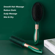 3PCS/ 1PCS Airbag comb massage comb, Hair Brush, Detangling Brush and Hair Comb Set for Men and Women, Great On Wet or Dry Hair, No More Tangle Hairbrush for Long Thick Thin Curly Natural Hair (green3PCS/ 1PCS) - Luxe Ladies Moda