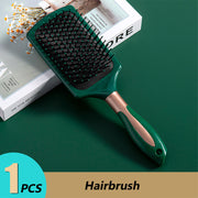 3PCS/ 1PCS Airbag comb massage comb, Hair Brush, Detangling Brush and Hair Comb Set for Men and Women, Great On Wet or Dry Hair, No More Tangle Hairbrush for Long Thick Thin Curly Natural Hair (green3PCS/ 1PCS) - Luxe Ladies Moda