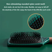 3PCS/ 1PCS Airbag comb massage comb, Hair Brush, Detangling Brush and Hair Comb Set for Men and Women, Great On Wet or Dry Hair, No More Tangle Hairbrush for Long Thick Thin Curly Natural Hair (green3PCS/ 1PCS) - Luxe Ladies Moda