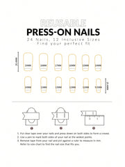 24pcs Long Stiletto Press-On Nails – Pink Gradient French Style with Rhinestones - Luxe Ladies Moda