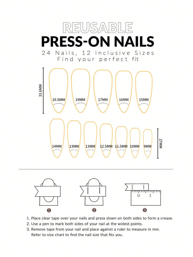 24pcs Long Stiletto Press-On Nails – Pink Gradient French Style with Rhinestones - Luxe Ladies Moda
