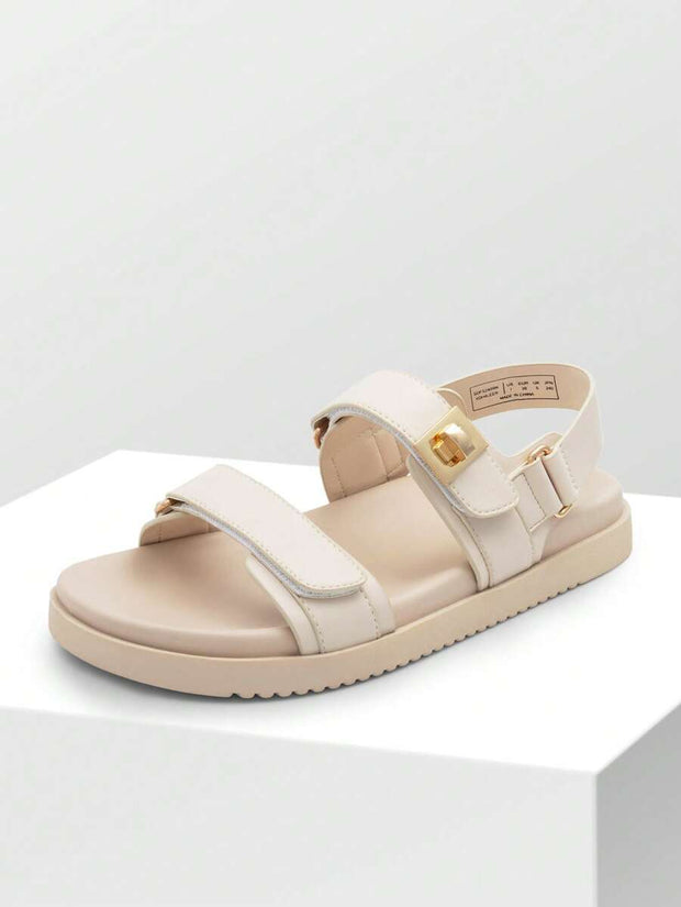 Flat Sandals For Women Comfortable Open Toe Summer Sandals Adjustable Fashion Dress Sandals - Luxe Ladies Moda