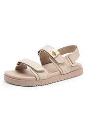 Flat Sandals For Women Comfortable Open Toe Summer Sandals Adjustable Fashion Dress Sandals - Luxe Ladies Moda