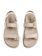 Flat Sandals For Women Comfortable Open Toe Summer Sandals Adjustable Fashion Dress Sandals - Luxe Ladies Moda