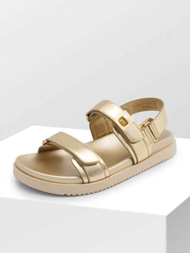 Flat Sandals For Women Comfortable Open Toe Summer Sandals Adjustable Fashion Dress Sandals - Luxe Ladies Moda