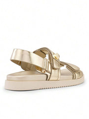 Flat Sandals For Women Comfortable Open Toe Summer Sandals Adjustable Fashion Dress Sandals - Luxe Ladies Moda