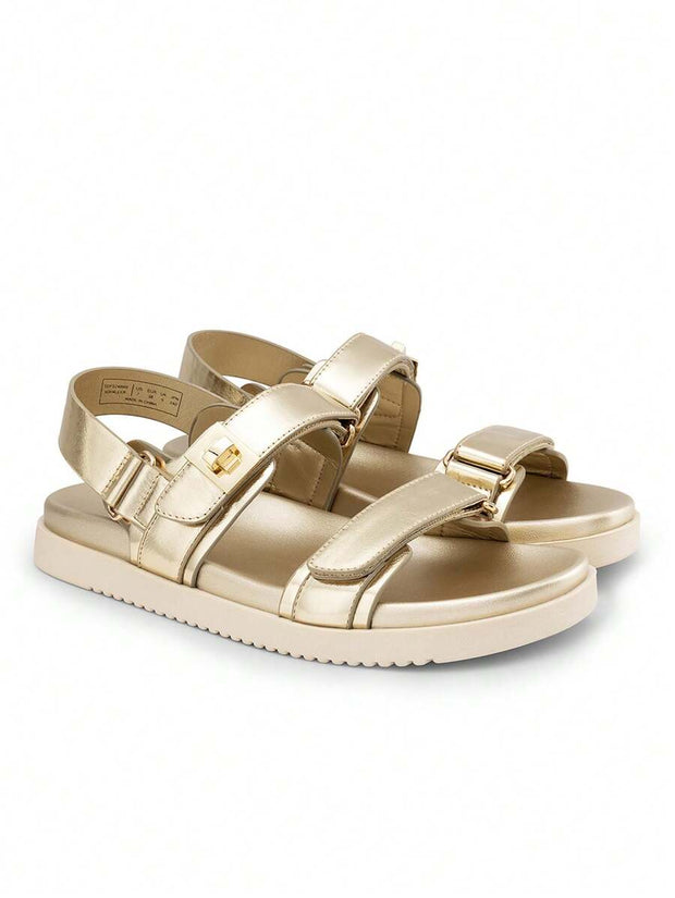 Flat Sandals For Women Comfortable Open Toe Summer Sandals Adjustable Fashion Dress Sandals - Luxe Ladies Moda