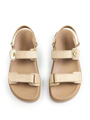 Flat Sandals For Women Comfortable Open Toe Summer Sandals Adjustable Fashion Dress Sandals - Luxe Ladies Moda