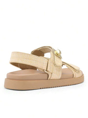 Flat Sandals For Women Comfortable Open Toe Summer Sandals Adjustable Fashion Dress Sandals - Luxe Ladies Moda
