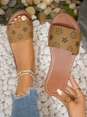 H-Shaped Women’s Slippers – Roman Style, Comfortable Slip-On Flats - Luxe Ladies Moda