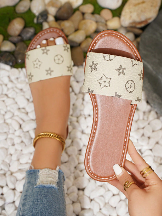 H-Shaped Women’s Slippers – Roman Style, Comfortable Slip-On Flats - Luxe Ladies Moda