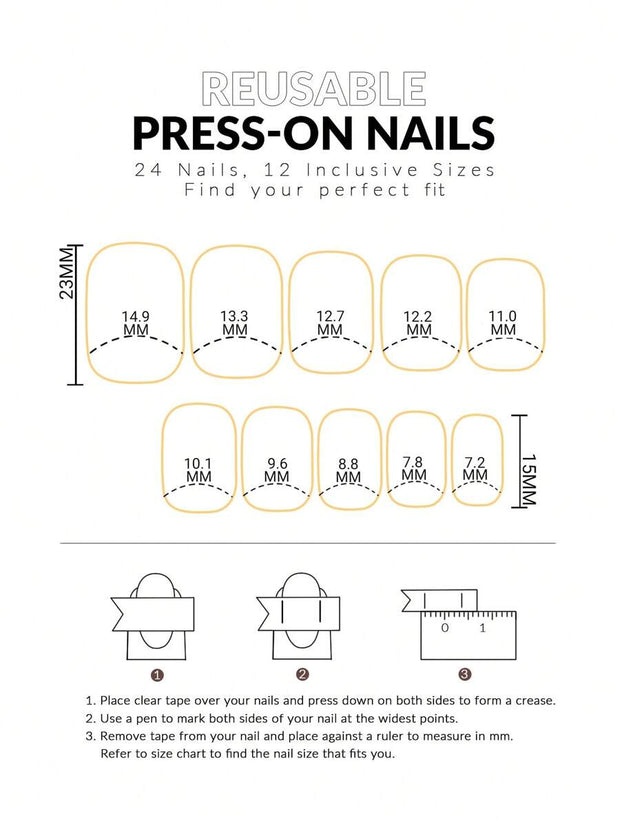 24pcs Stars & Stripes Press-On Nails – French Tip Patriotic False Nails Kit - Luxe Ladies Moda