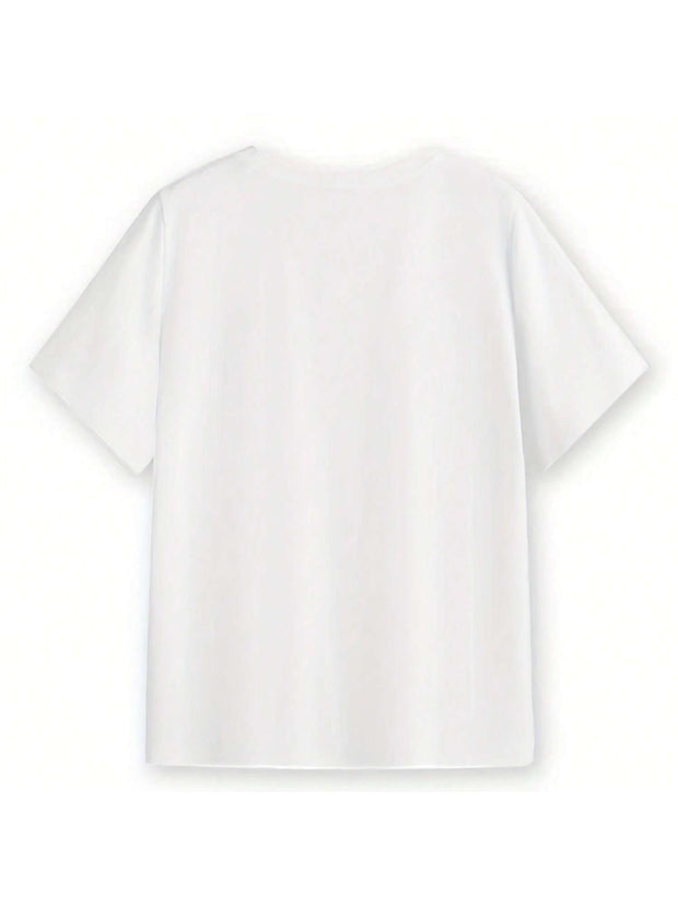 "Should've Come With A Warning" Western Graphic Tee – Plus Size Cowboy & Butterfly Print T-Shirt for Women - Luxe Ladies Moda