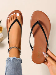 H-Shaped Women’s Slippers – Roman Style, Comfortable Slip-On Flats - Luxe Ladies Moda