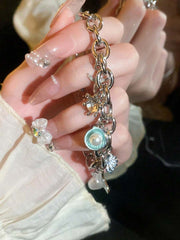 1pc Vacation Style Starfish & Shell Pendant Bracelet - Luxe Ladies Moda