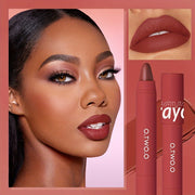 Lipstick Pencil Lip Liner – 6 Colors Velvet Matte, Waterproof, Long-Lasting, Smudge-Proof Lip Pen for Lips Makeup - Luxe Ladies Moda
