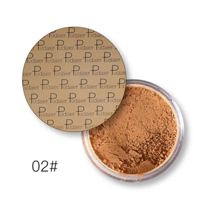 Makeup Loose Setting Powder Matte Mineral Oil-Control Long-Lasting Face Concealer Finishing Bronzer Contour for Black Dark Skin