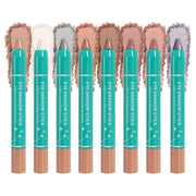 8 Colors Cream Eyeshadow Stick Set, Matte and Smooth Eye Shadow Sticks, Waterproof Long Lasting High Pigmented Eye Shadow Sticks