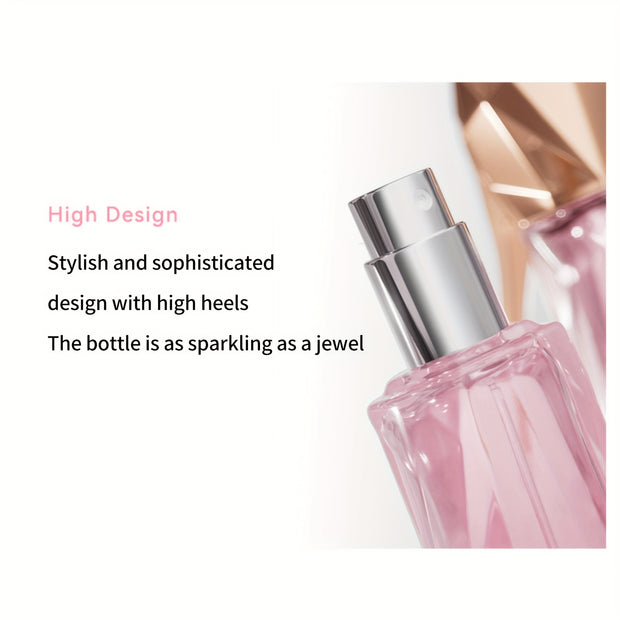 High Heel Styling Perfume – Lasting & Charming Eau De Parfum Spray, 30ML Pink Natural Fragrance for Women & Girls - Luxe Ladies Moda