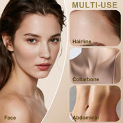 Cream Contour Stick for Warm Brown Skin,Warm Nose Contour Makeup Built-In Sponge, Smooth Long Lasting Bronzer, Blendable Lightweight Contouring Stick #02 Warm Brown