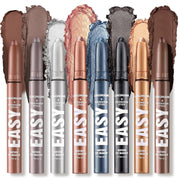 Eyeshadow Stick Set, 8 Colors Matte Professional Bright-Colored Contouring and Highlight Eyeshadow Stick, Cream Waterproof Long Lasting High Pigmented Eye Shadow. (8, EYESHADOW B)