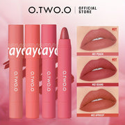 O.TWO.O Lipstick Pencil Lip Liner 6 Colors Velvet Matte Waterproof Long Lasting Smudge Proof Lip Pen For Lips Makeup Cosmetic - Luxe Ladies Moda