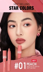 O.TWO.O Lipstick Pencil Lip Liner 6 Colors Velvet Matte Waterproof Long Lasting Smudge Proof Lip Pen For Lips Makeup Cosmetic - Luxe Ladies Moda