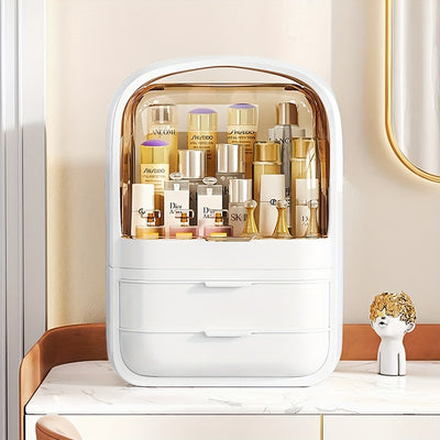 Makeup Storage Box with Drawer – Compact Organizer for Cosmetics and Accessories - Luxe Ladies Moda